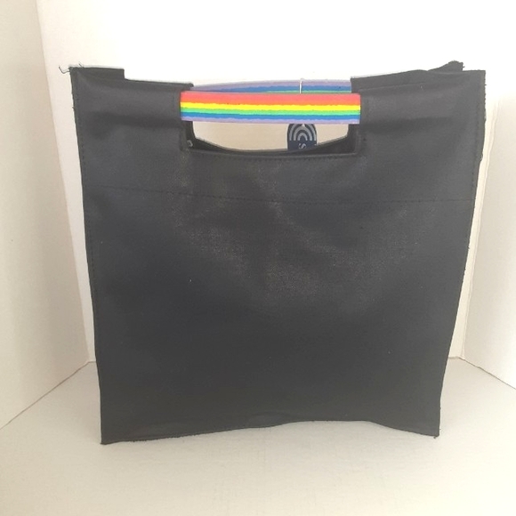NWT SUPERSAC Rainbow 🌈 Screenprinted Handbag - Picture 4 of 10